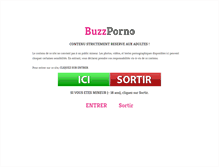 Tablet Screenshot of buzzporno.com